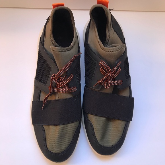 Aldo sneakers men’s green/black size9 - Picture 4 of 8